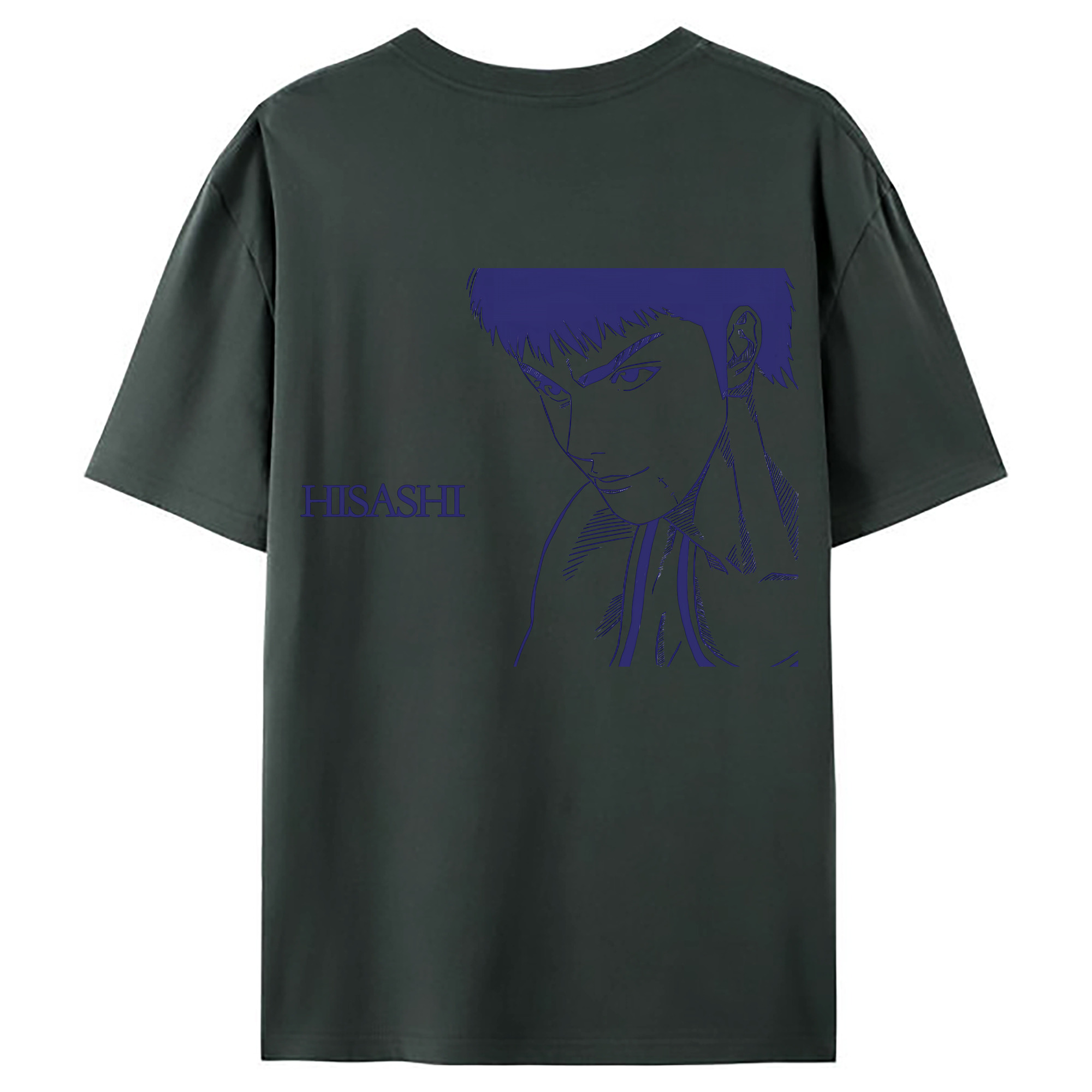 （画像用） SLAM DUNK／スラムダンク 綿100％ メンズ半袖Tシャツ（バックプリント） 通気性